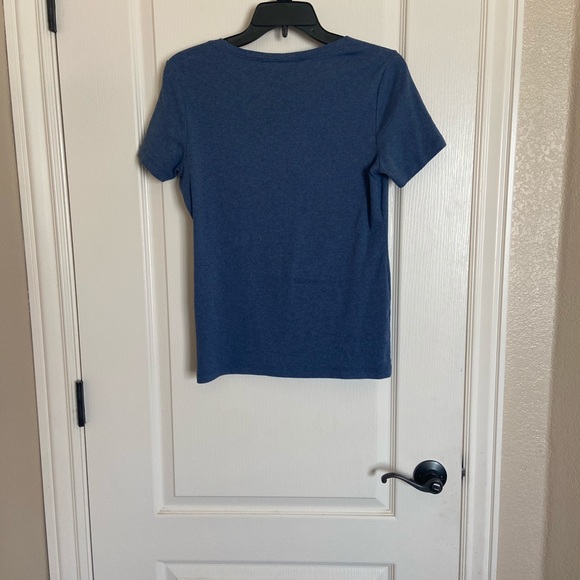 🤩 Karen Scott Blue Henley - Picture 2 of 2